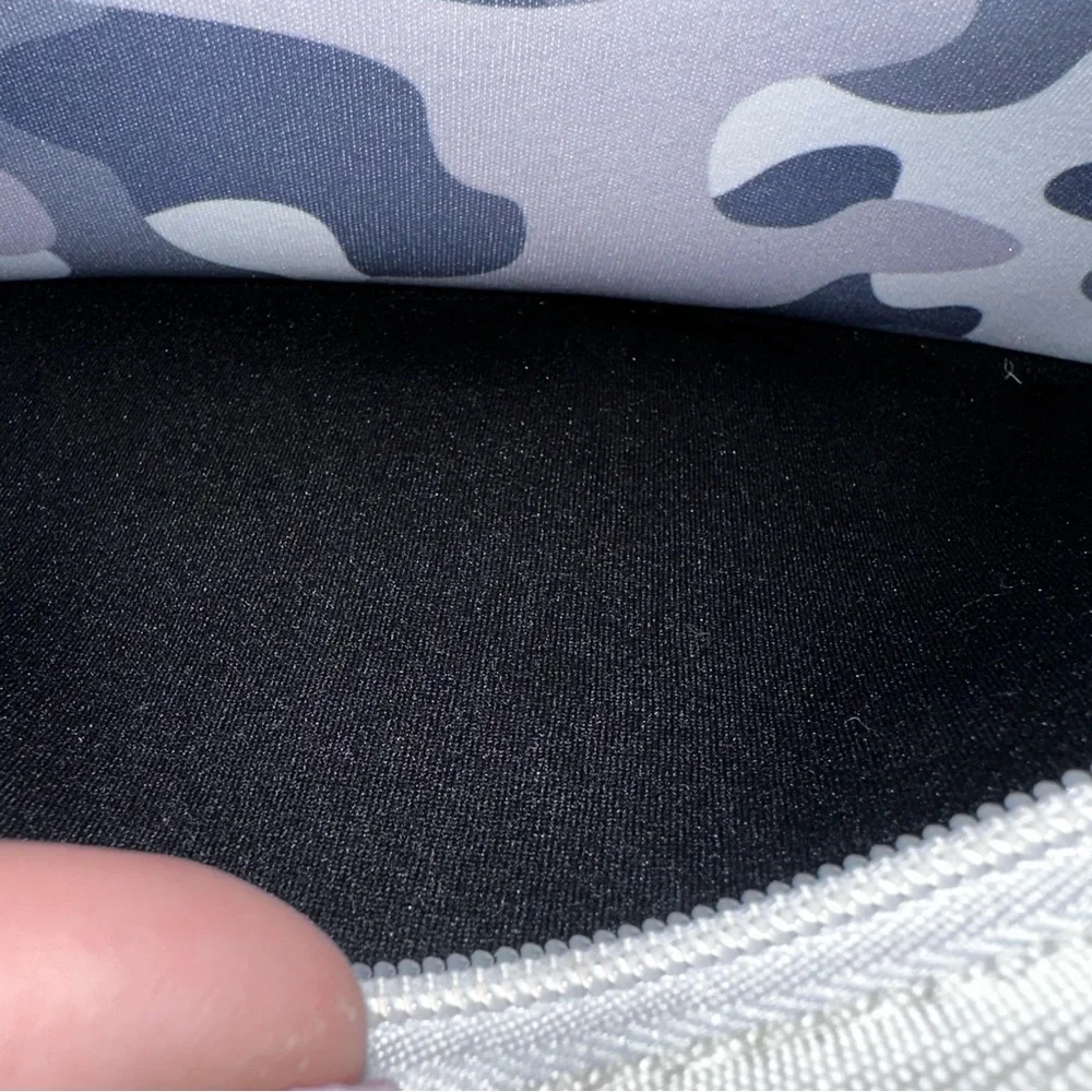 Haute Shore Neoprene Camo Crossbody w/ Neon Striped Strap - Picture 3 of 6